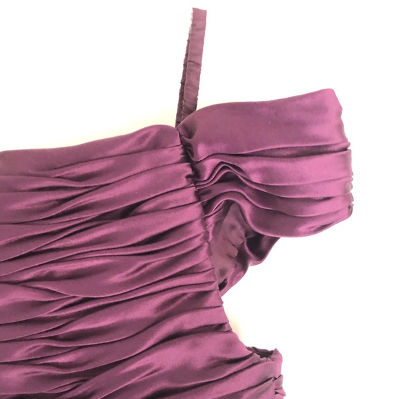 NWT Evening Dress Size 6 Purple Neimans Basix box 2 - Picture 4 of 8